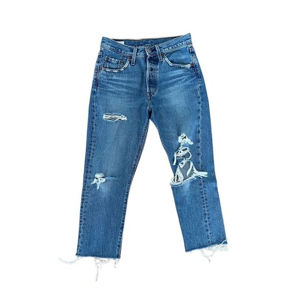 Levi's Denim - ‎Levi’s cropped jeans women’s 25X21.5